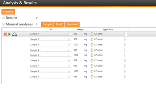 Step 1: Logging the sample into the ELEMENTS software