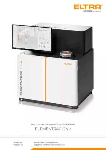 Scheda tecnica del prodotto CN-r