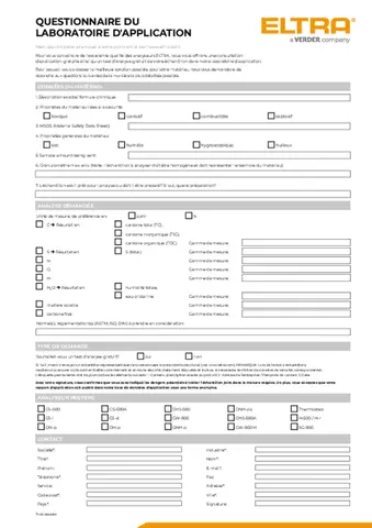 Form Eltra Application Lab