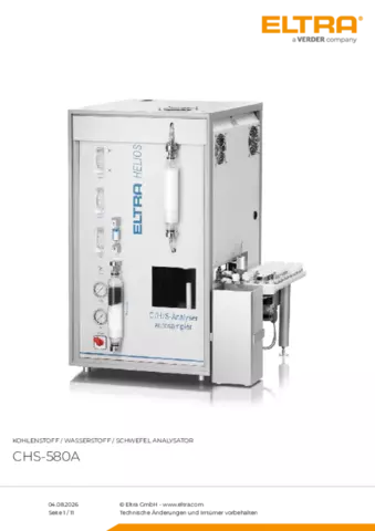 Produktdatenblatt CHS-580A