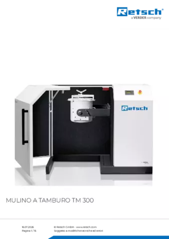 Scheda tecnica del prodotto TM 300