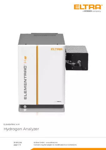 Product data sheet H-r