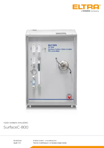 Ürün veri sayfası SufaceC-800