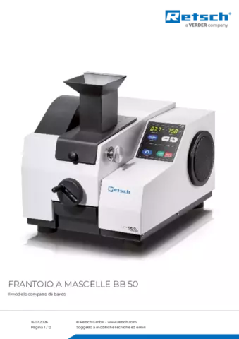 Scheda tecnica del prodotto BB 50