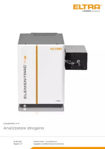 Scheda tecnica del prodotto H-r