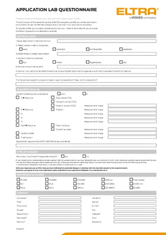 Form Eltra Application Lab
