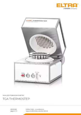 Fișă de produs TGA Thermostep
