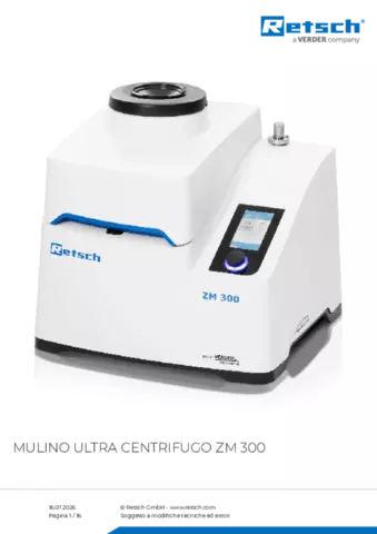 Scheda tecnica del prodotto ZM 300