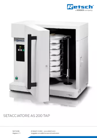 Scheda tecnica del prodotto AS 200 tap