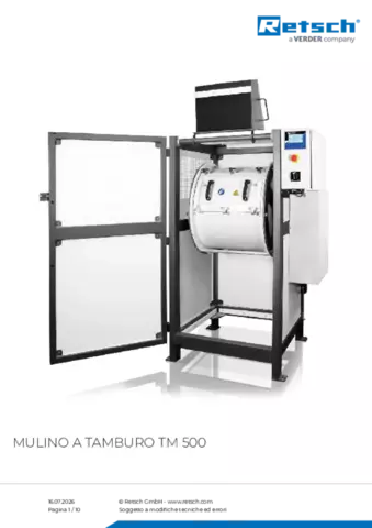 Scheda tecnica del prodotto TM 500