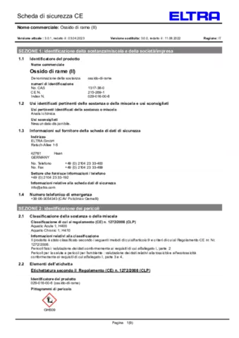 Ossido di rame (II) (90289 / 90290)